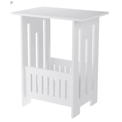 Masuta retro stil noptiera ALBA cu spatiu de depozitare