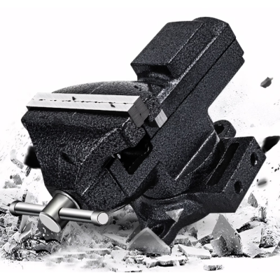 Menghina de Banc Rotativa cu Nicovala 125mm Fonta Negru