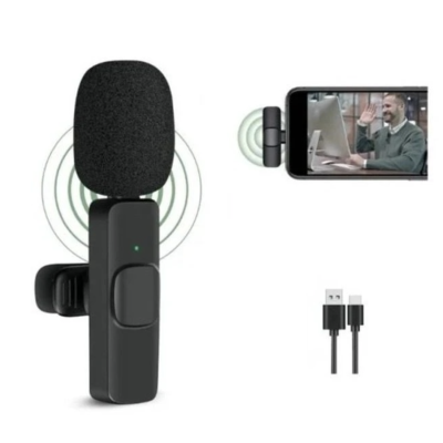 Microfon wireless K8 tip lavaliera conector USB tip C