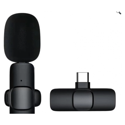 Microfon wireless K8 tip lavaliera conector USB tip C