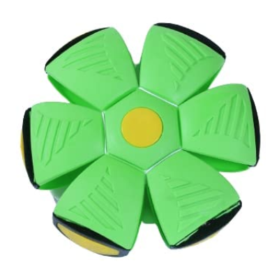 Minge interactiva Blast Ball in forma de Disc cu lumini VERDE