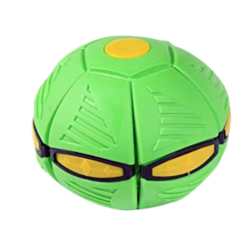 Minge interactiva Blast Ball in forma de Disc cu lumini VERDE