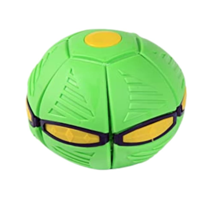 Minge interactiva Blast Ball in forma de Disc cu lumini VERDE