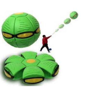 Minge interactiva Blast Ball in forma de Disc cu lumini VERDE