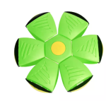 Minge Zburatoare Transformabila in Disc Frisbee 2 moduri de joaca 23 cm VERDE