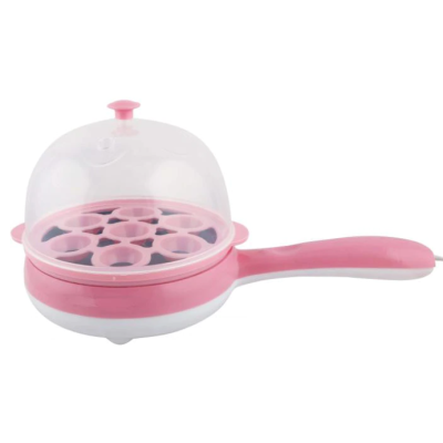 Mini aparat electric cu fierbator 2in1 pentru oua ROZ