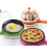 Mini aparat electric cu fierbator 2in1 pentru oua ROZ