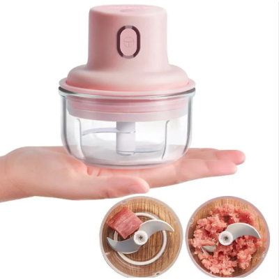 Mini Aparat Electric Pentru Tocat Usturoi Legume Carne Q T36