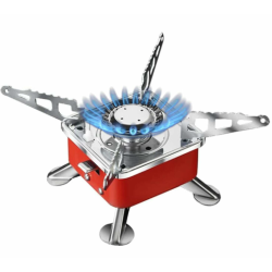 Mini Aragaz pentru camping portabil pliabil 113 x 113 x 95 cm aprindere piezo