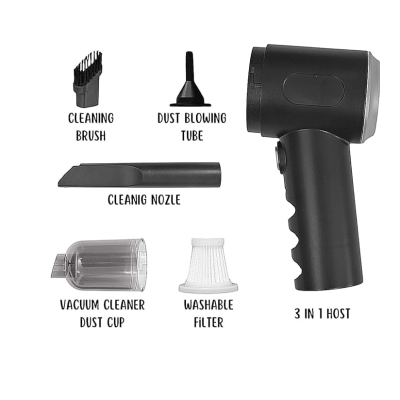 Mini aspirator 3 in 1 reincarcabil AS 228 cu capete de schimb