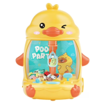 Mini Automat cu Gheara in forma de Ratusca joc interactiv pentru copii cu lumini si muzica