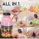 Mini blender multifunctional otel inoxidabil Roz