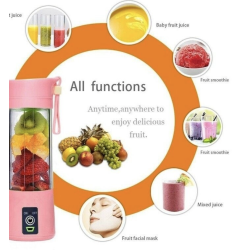 Mini blender portabil alimentare prin USB electric colorat