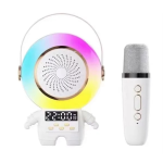 UB Mini boxa portabila Bluetooth cu 1 microfon wireless pentru copii statie Karaoke model Astronaut