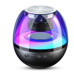 Mini boxa portabila cu extra bass RGB sunet 360 HD bluetooth Q YXB150