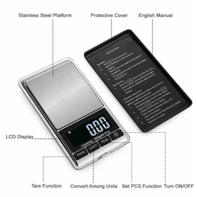 Mini Cantar pentru Bijuterii 0.01-500g Model Q D101