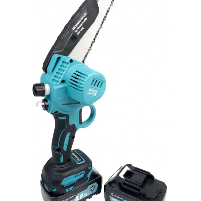 Mini Drujba Top Helper Cu Sistem De Ungere 2 Acumulatori 36V 8AH Lama 8 Inch