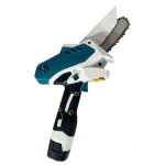 Mini Fierastrau cu lant si lama 4'' Craft tec 2 acumulatori 48w ALBASTRU MX678