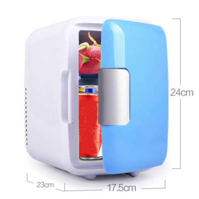 Mini Frigider Turistic Portabil cu Functie de Racire si Incalzire 12V Alb