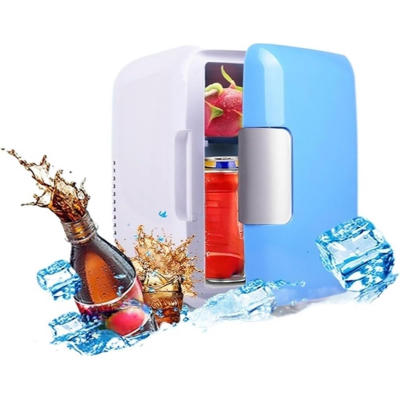 Mini Frigider Turistic Portabil cu Functie de Racire si Incalzire 12V Alb