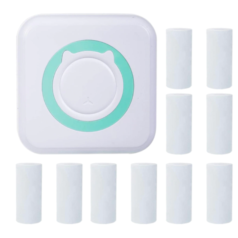 Mini imprimanta termica si Bluetooth compatibil iOS/Android