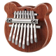 Mini Kalimba cu 8 Clape si Urechiuse portabil ideal pentru incepatori si copii