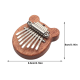 Mini Kalimba cu 8 Clape si Urechiuse portabil ideal pentru incepatori si copii