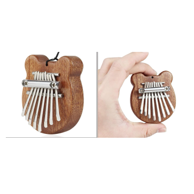 Mini Kalimba cu 8 Clape si Urechiuse portabil ideal pentru incepatori si copii