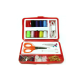 Mini kit de cusut 112 accesorii incluse, portabil 12x8 cm