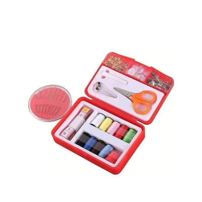 Mini kit de cusut 112 accesorii incluse, portabil 12x8 cm