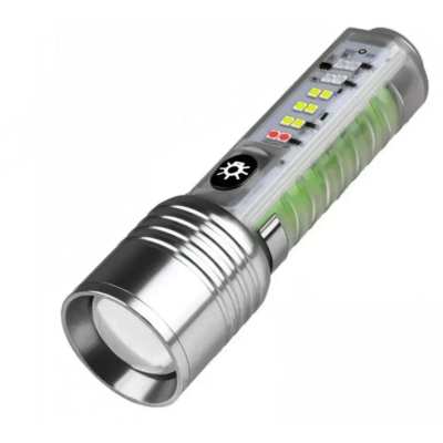 Mini lanterna de mana BL 520D COB + XPE magnetica lupa tip C