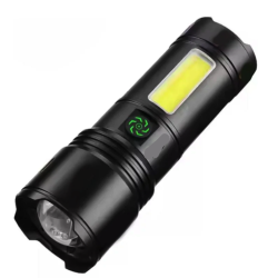 Mini lanterna de mana puternica BL C30C TG cu LED COB lateral