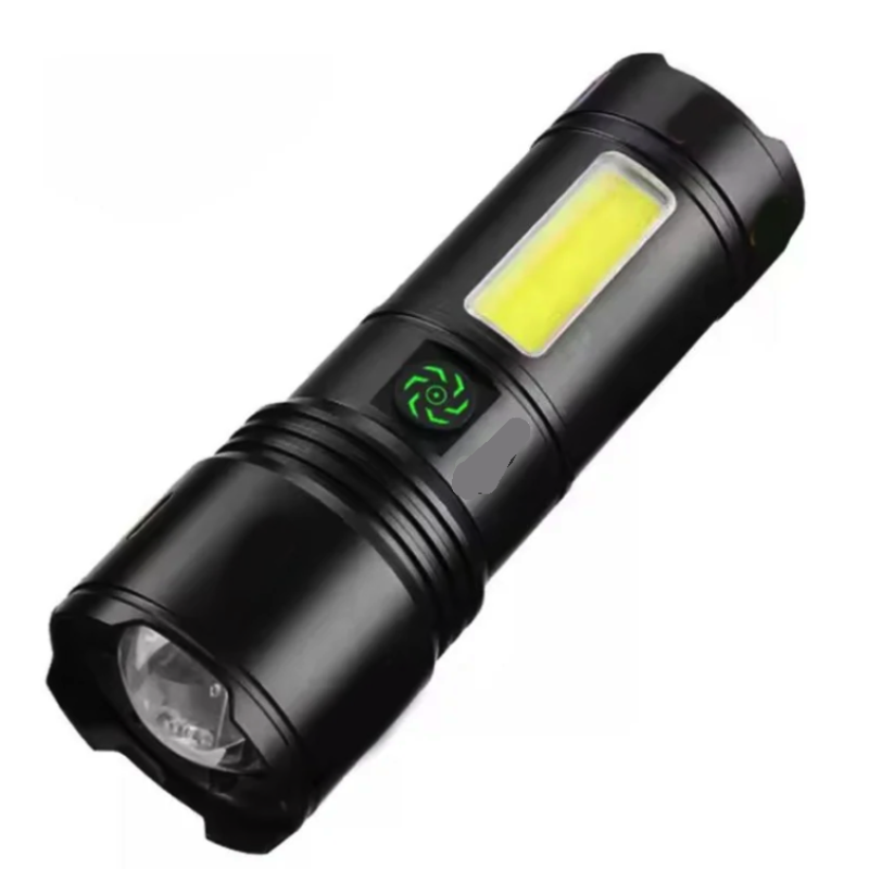 Mini lanterna de mana puternica BL C30C TG cu LED COB lateral