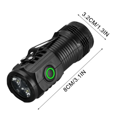 Mini lanterna de mana puternica cu 3 LED