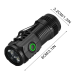 Mini lanterna de mana puternica cu 3 LED