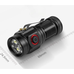 Mini lanterna de mana W5182 puternica cu 3 LED