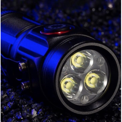 Mini lanterna de mana W5182 puternica cu 3 LED