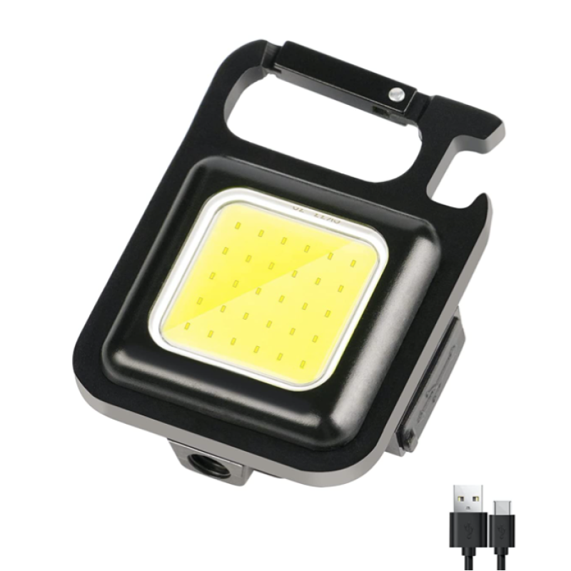 Mini lanterna portabila 800 lumeni cu baza magnetica