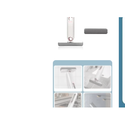 Mini Mop Portabil Pentru Diferite Suprafete Si Geamuri cu Sistem Autostoarcere OFF