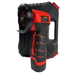 Mini polizor unghiular ROSU 12V cu acumulator litiu 2000mAh