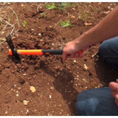 Mini tarnacop puternic cu maner din fibra de sticla cauciucat
