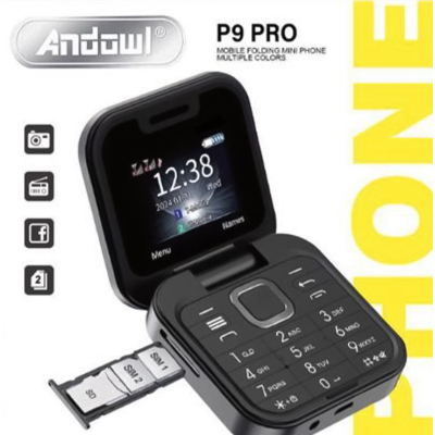 Mini telefon pliabil P9 PRO FM Afisaj mic