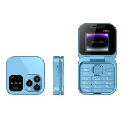 Mini telefon pliabil P9 PRO FM Afisaj mic