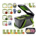 Mini Tocator de Legume 24-in-1: Mandolina de Bucatarie Multifunctionala