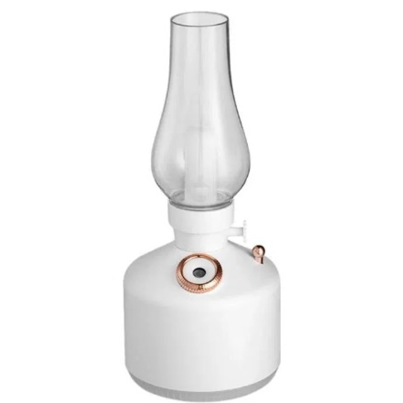 Mini umidificator ALB cu lampa fara capac si schimbare de culoare