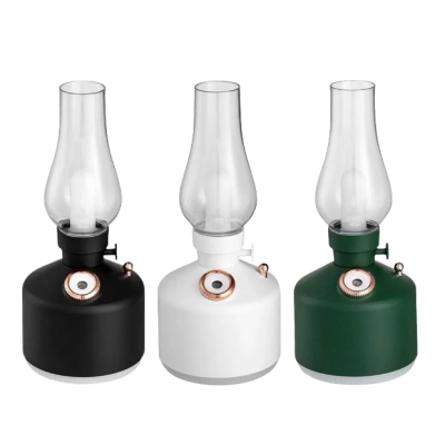 Mini umidificator ALB cu lampa fara capac si schimbare de culoare