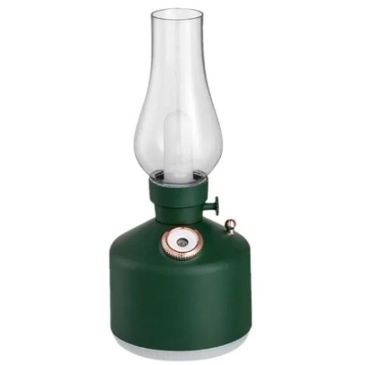 Mini umidificator VERDE cu lampa fara capac si schimbare de culoare