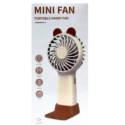Mini ventilator portabil S198 cu suport telefon
