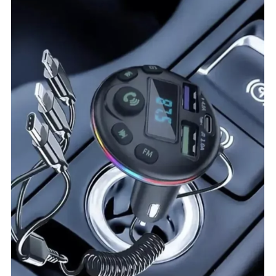 Modulator auto cu LED RGB BT FM Handsfree USB Q  C81