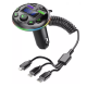Modulator auto cu LED RGB BT FM Handsfree USB Q  C81